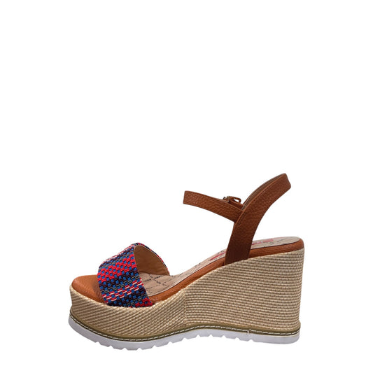 Sandali donna "Replay" GWP6G.000 Collezione Primavera/Estate 2026 fascia multi - Beige e rosso