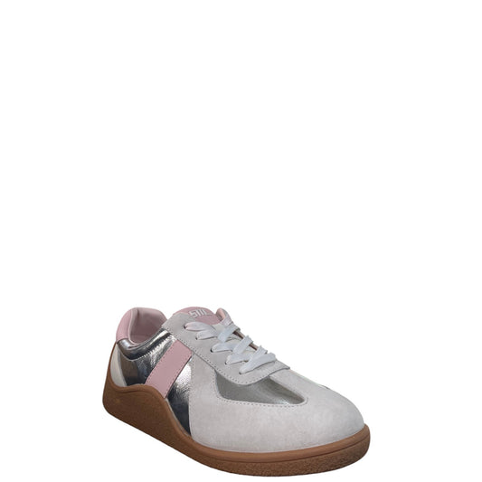 Sneakers donna "Steve Madden" JOANNE Collezione Primavera/Estate 2026 - Grigio argento  e rosa