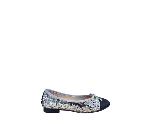 Ballerine donna "Steve Madden" ellison-s Collezione Primavera/Estate 2026 - Argento e nero