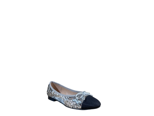 Ballerine donna "Steve Madden" ellison-s Collezione Primavera/Estate 2026 - Argento e nero