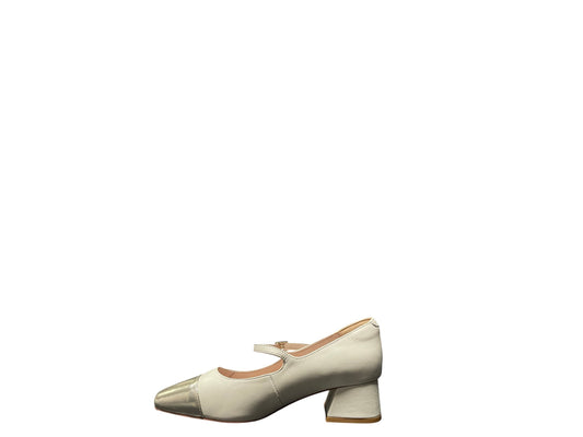 Decolletè donna "Steve Madden" AZIZA Collezione Primavera/Estate 2026 - Beige e platino