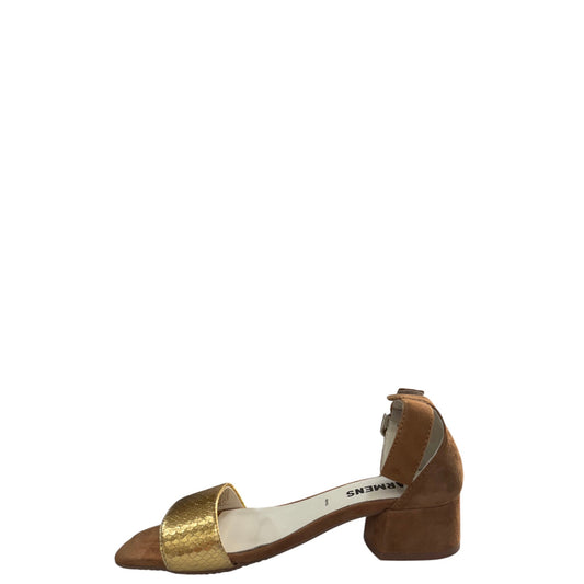 Sandali donna "Carmens" A53080 Collezione Primavera/Estate 2026 - Camel e Oro