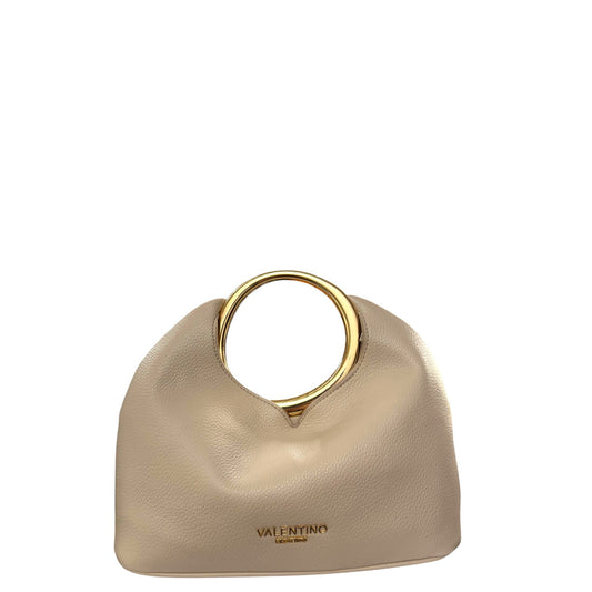 Borsa donna a mano e a tracolla "Valentino Creations" VC2009 Collezione Primavera/Estate 2026 - Nocciola