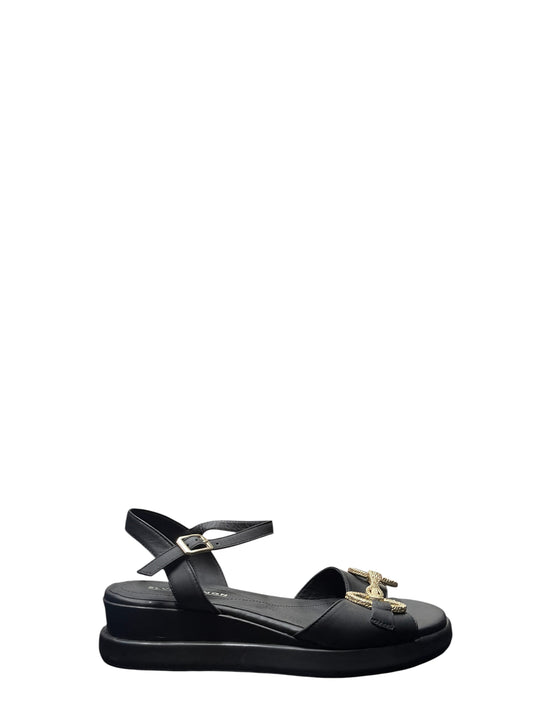 Sandali donna "Elvio Zanon" ES2105X Collezione Primavera/Estate 2026 - Nero