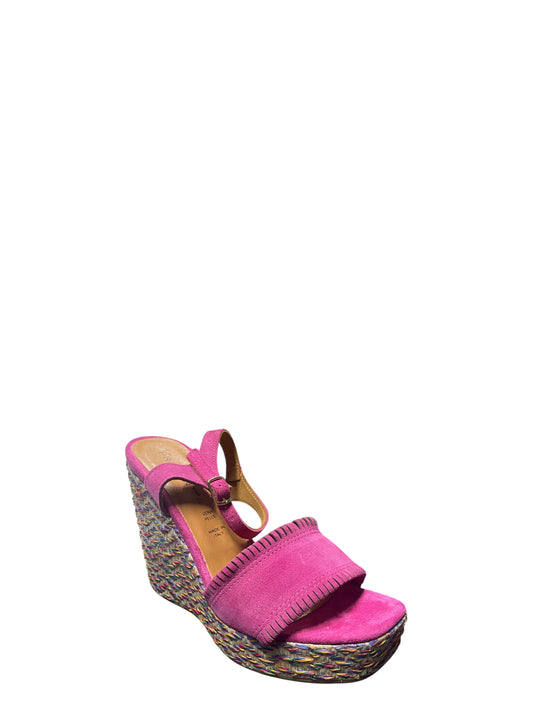 Sandali zeppa donna "Pregunta" 2319507 001 Collezione Primavera/Estate 2026 - Fucsia