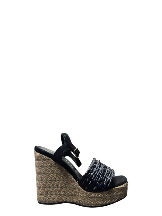 Sandali zeppa donna "Pregunta" 2319509 003 Collezione Primavera/Estate 2026 - Nero