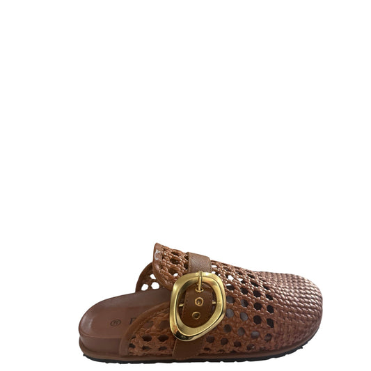 Sabot donna "Bellini" TIM-A4112 Collezione Primavera/Estate 2026 - Cuoio