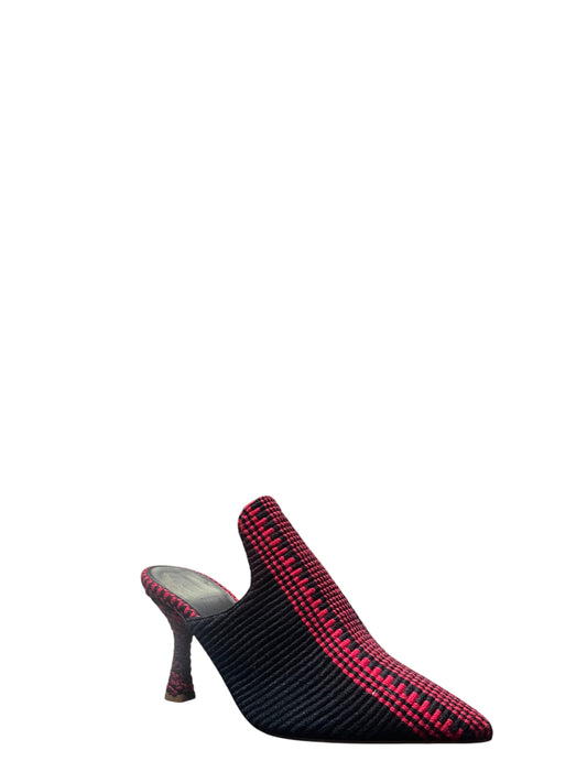 Sabot donna "Antolina Paris" DONATA.048 Collezione Primavera/Estate - Rosso e nero