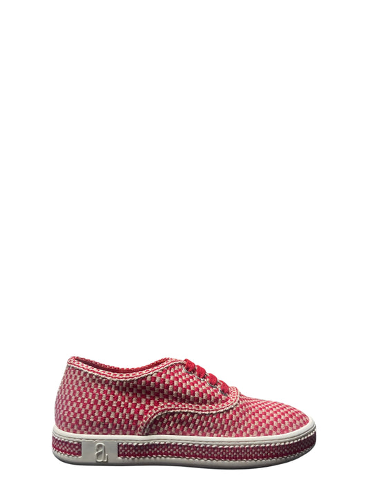Sneakers donna "Antolina Paris" CANELA.006 Collezione Primavera/Estate - Rosso e bianco