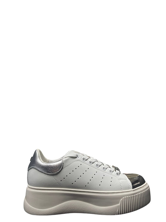 Sneakers donna "Cult" CLW440700 Collezione Primavera/Estate - Bianco e argento