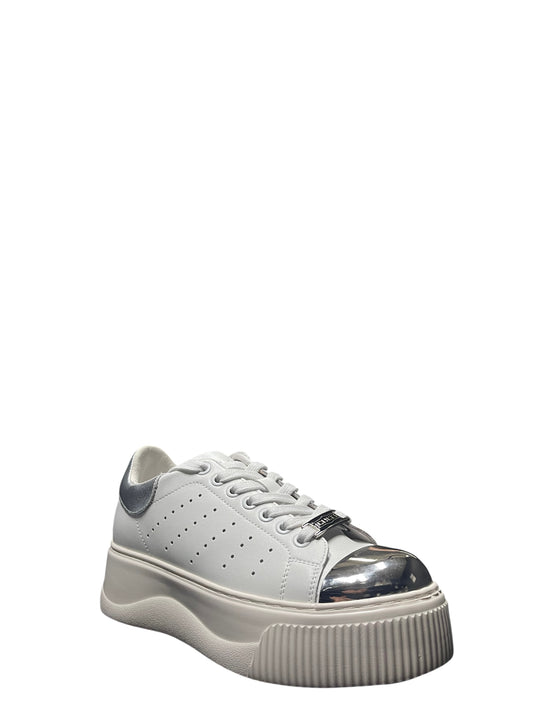 Sneakers donna "Cult" CLW440700 Collezione Primavera/Estate - Bianco e argento