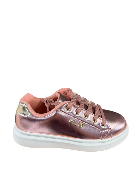 Sneakers donna “4US By Paciotti” MERIDA 02 Collezione Autunno/Inverno 2025/2026 – Rosa Metallizzato