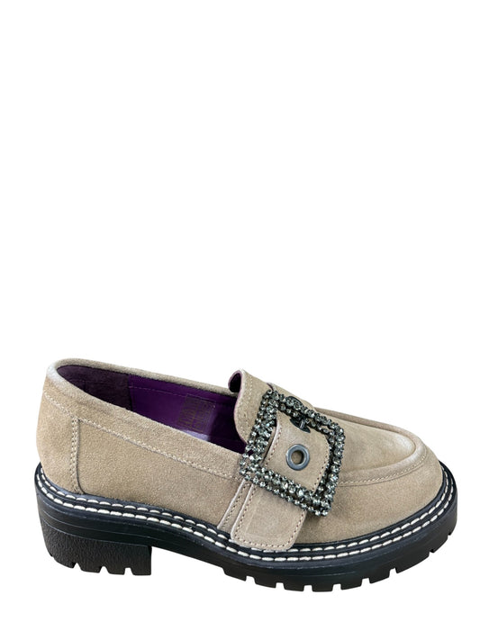 Mocassini donna "Apepazza" F3COMBAT52/SUE Collezione Autunno/Inverno 2025/2026 - Tortora