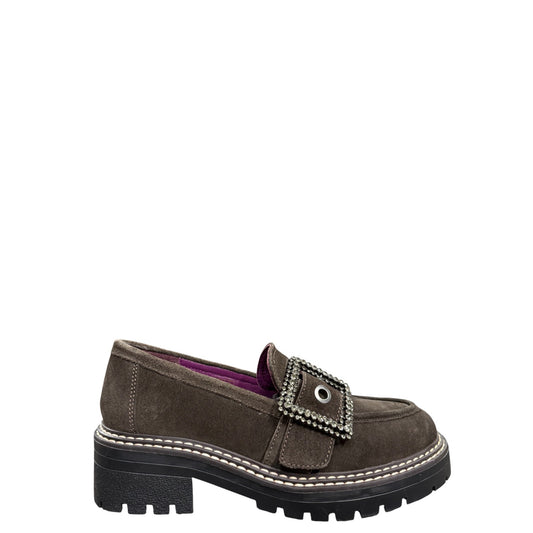 Mocassini donna "Apepazza" F3COMBAT52/SUE Collezione Autunno/Inverno 2025/2026 - Marrone