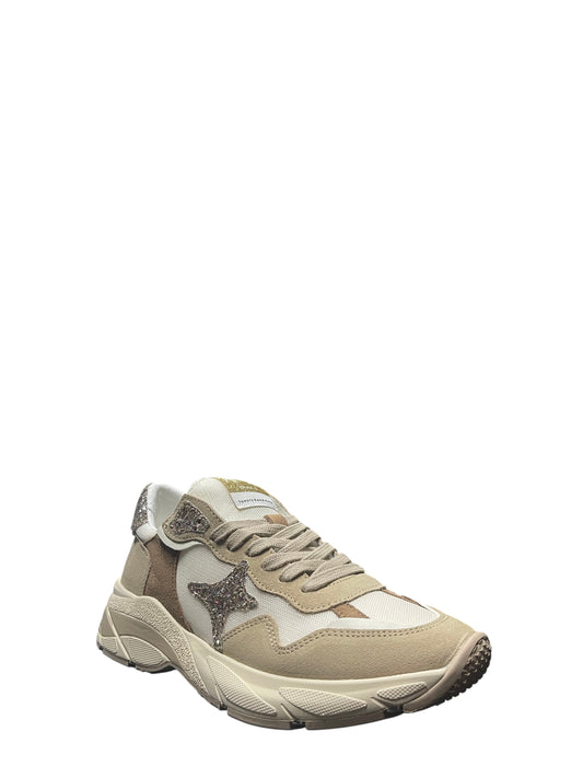 Sneakers donna "AMA BRAND" 4640 Collezione Primavera/Estate 2026 - Tortora multi