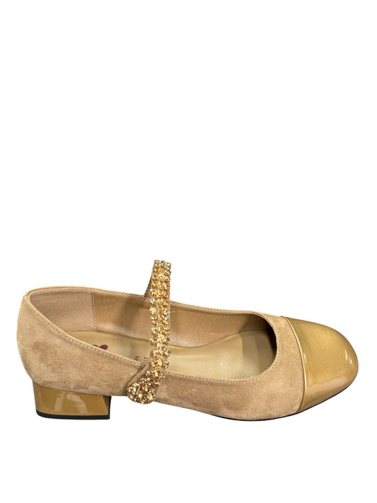 Ballerine donna "Braccialini" L2 Collezione Autunno/Inverno 2025/2026 - Sabbia e Oro