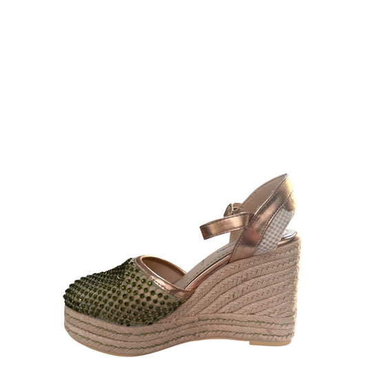 Espadrillas donna "Espadrillas" BARCELLONA W141 Collezione Primavera/Estate 2026 - Verde