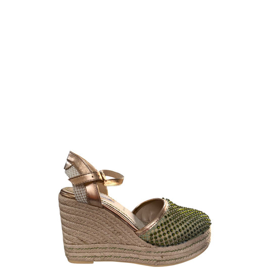 Espadrillas donna "Espadrillas" BARCELLONA W141 Collezione Primavera/Estate 2026 - Verde