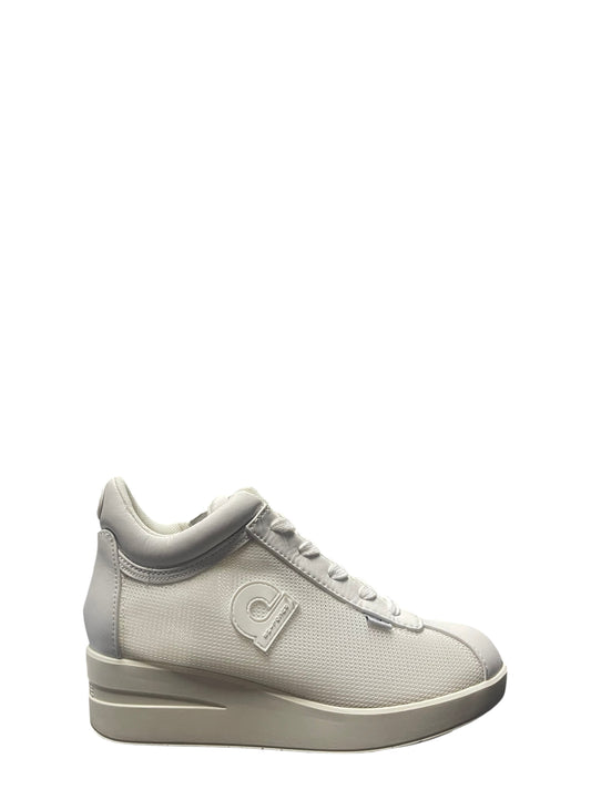 Sneakers donna "Rucoline" Jackie 226 A Leather Collezione Primavera/Estate 2026 - Traforata Bianco
