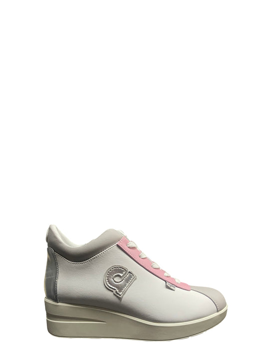 Sneakers donna "Rucoline" Jackie 226 A Bardolino Lam Collezione Primavera/Estate 2026 - Bianco rosa e grigio
