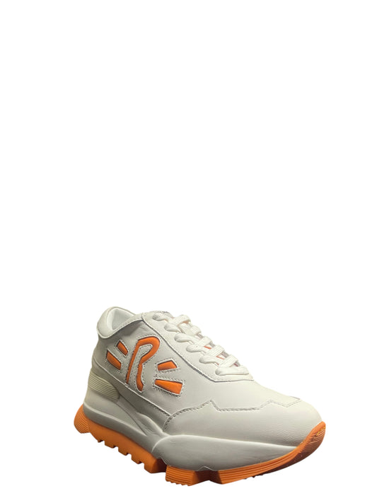 Sneakers Donna “Rucoline” AKI 300 PAMPLONA Collezione Primavera/Estate 2026 – Bianco e Arancione