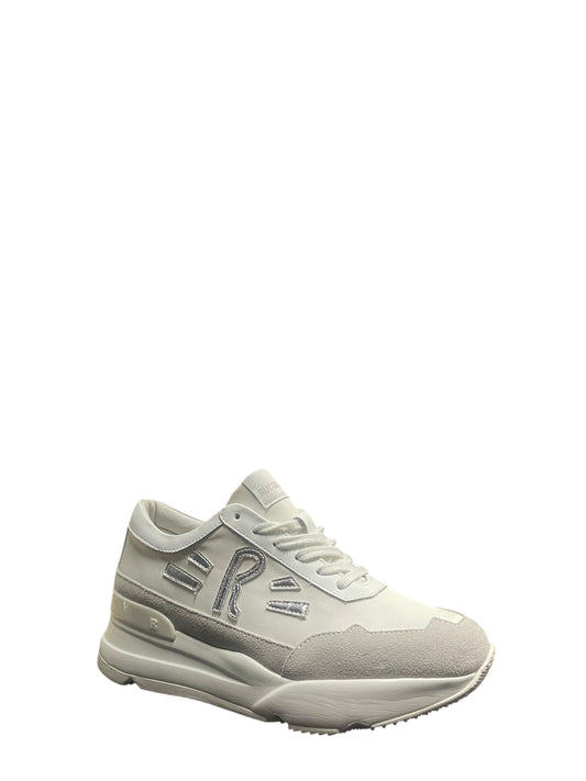 Sneakers donna "Rucoline" R-Evolve 4409 Bomber Collezione Primavera/Estate 2026 - Bianco e Grigio