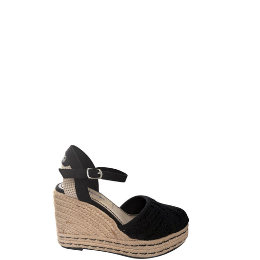 Espadrillas donna "Espadrillas" BARCELLONA W110 Collezione Primavera/Estate 2026 -  Nero e Beige