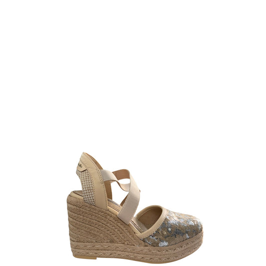 Espadrillas donna "Espadrillas" BARCELLONA W140 Collezione Primavera/Estate 2026 - Crema Multi