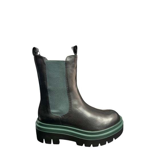 Stivaletti donna “Shooters”  S15693-01 Collezione Autunno/Inverno 2025/2026 – Nero e Verde