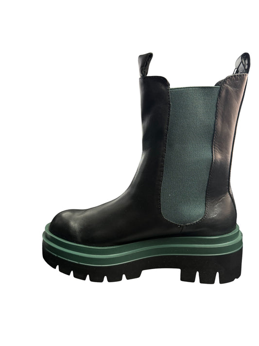 Stivaletti donna “Shooters”  S15693-01 Collezione Autunno/Inverno 2025/2026 – Nero e Verde