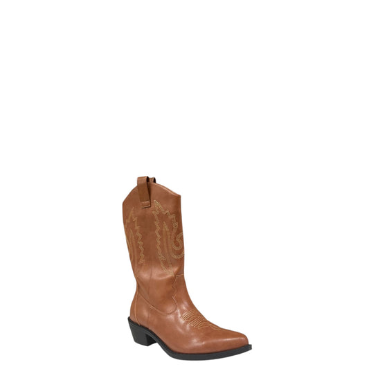 Stivali texano donna "Steve Madden" DELILAHE Collezione Autunno/Inverno - Cuoio