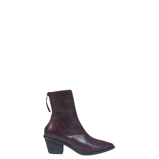 Stivaletti texano donna "Contigo Milano" ALICE 01 Collezione Autunno/Inverno - Prugna