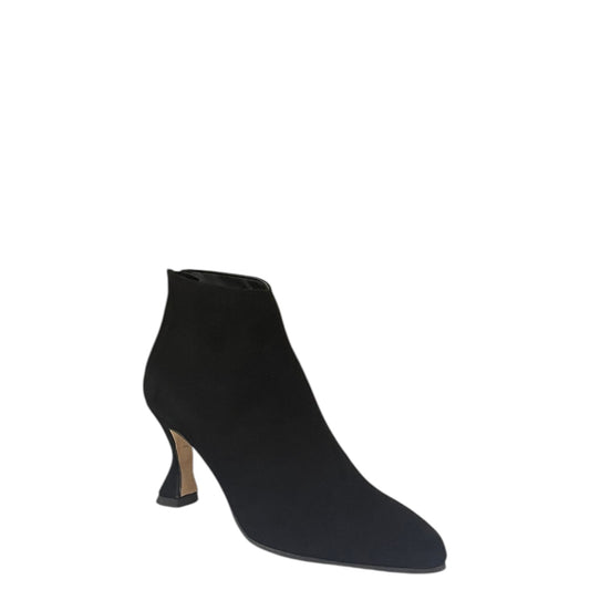 Tronchetti donna "Noa A." 6012 Collezione Autunno/Inverno camoscio - Nero