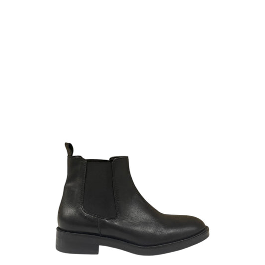 Stivaletti donna "Noa A." 1234 Collezione Autunno/Inverno con elastici - Nero