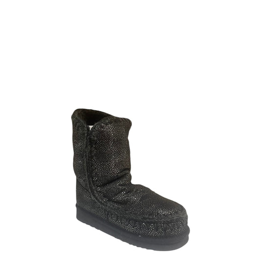 Stivaletti donna "Mou" MU.FW1010000A Collezione Autunno/Inverno con gocce d'argento - Nero