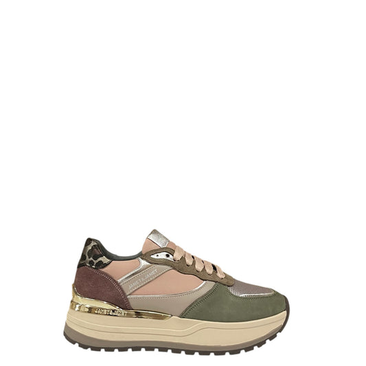 Sneakers donna "Janet&Janet" J-411 Collezione Autunno/Inverno - Verde multi