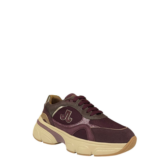 Sneakers donna "Janet&Janet" J-441 Collezione Autunno/Inverno - Bordeaux e nocciola