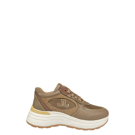Sneakers donna "Janet&Janet" J-380 Collezione Autunno/Inverno - Marrone e platino