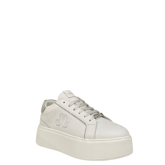 Sneakers donna "Janet&Janet" J-353 Collezione Autunno/Inverno - Bianco e argento
