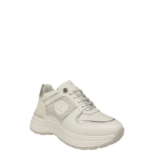 Sneakers donna "Janet&Janet" J-381 Collezione Autunno/Inverno - Bianco e argento