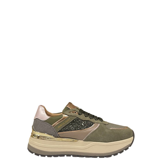 Sneakers donna "Janet&Janet" J-410 Collezione Autunno/Inverno - Verde multi