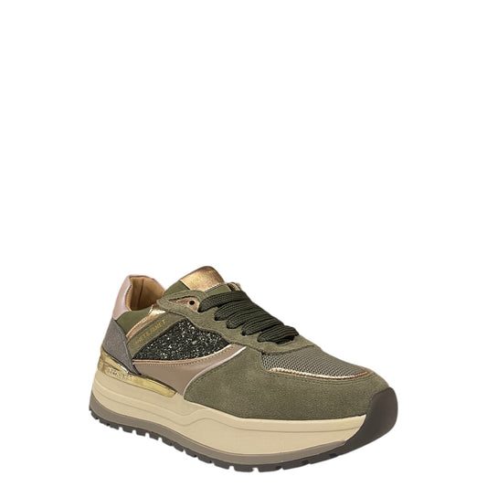 Sneakers donna "Janet&Janet" J-410 Collezione Autunno/Inverno - Verde multi