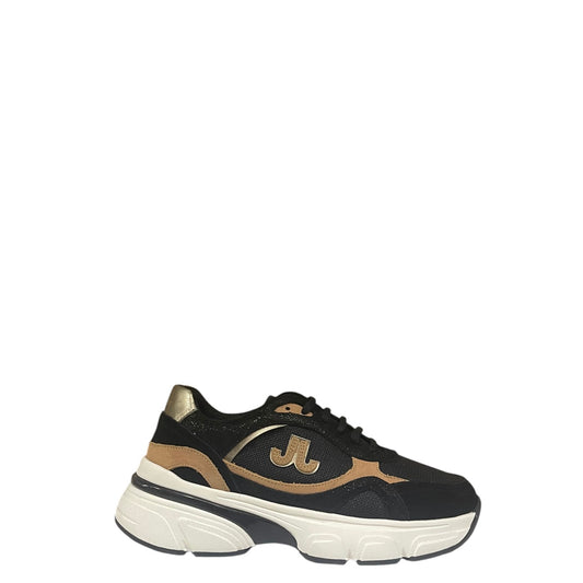 Sneakers donna "Janet&Janet" J-411 Collezione Autunno/Inverno - Nero e cuoio
