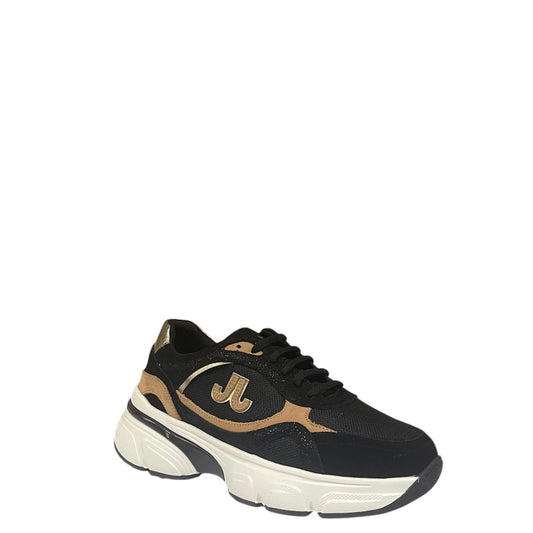 Sneakers donna "Janet&Janet" J-411 Collezione Autunno/Inverno - Nero e cuoio