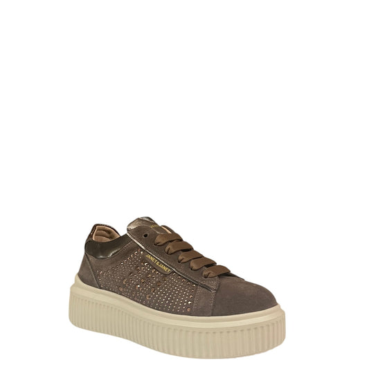 Sneakers donna "Janet&Janet" J-401 Collezione Autunno/Inverno - Marrone e bronzo