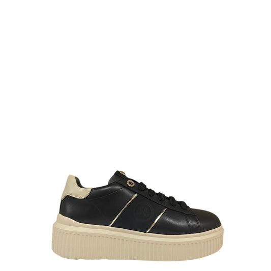 Sneakers donna "Janet&Janet" J-402 Collezione Autunno/Inverno - Nero e beige