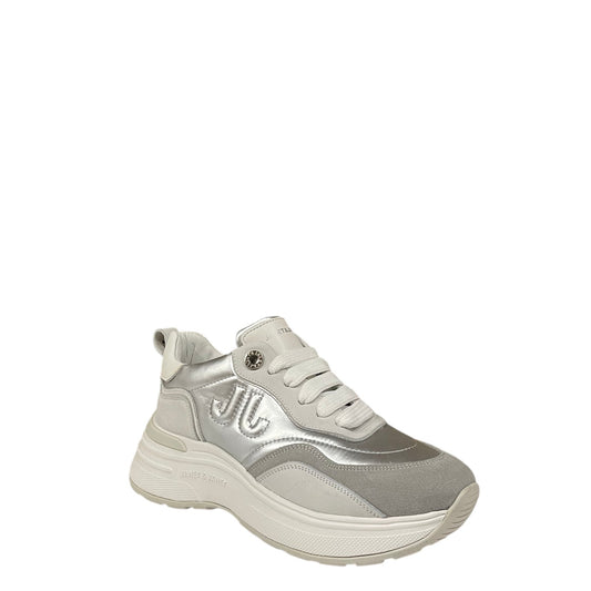 Sneakers donna "Janet&Janet" J-382 Collezione Autunno/Inverno - Argento  e cemento