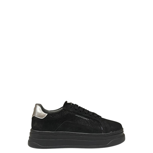 Sneakers donna "Janet&Janet" J-430 Collezione Autunno/Inverno Glitter - Nero
