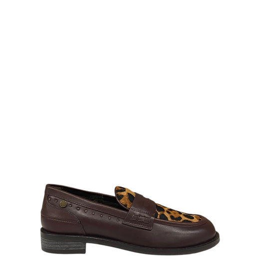 Mocassini donna "Janet&Janet" J-500 Collezione Autunno/Inverno - Bordeaux e leopardato