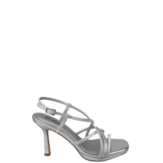 Sandali donna "Menbur" 24717* Collezione Primavera/Estate 2026 - Argento